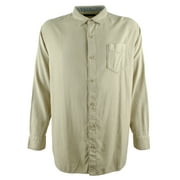Men's Big \u0026 Tall Dobby Dylan Button Down Shirt-DM-2XB